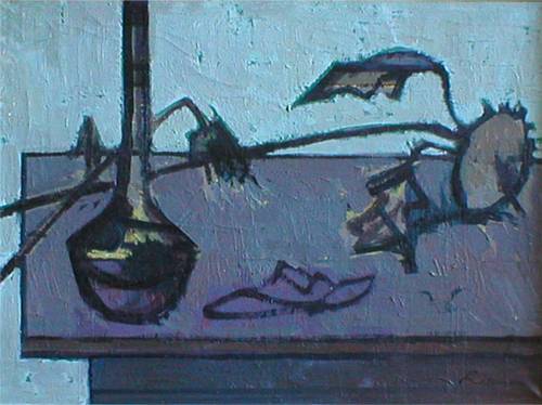 Stilleben mit Distel